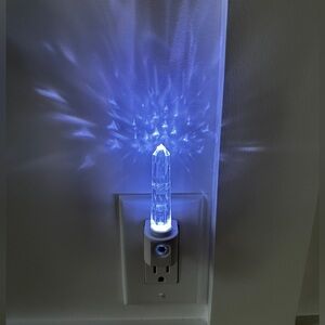 Clear Quartz Crystal LED Light